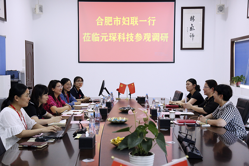 合肥市婦聯第一調研組赴元琛科技調研指導